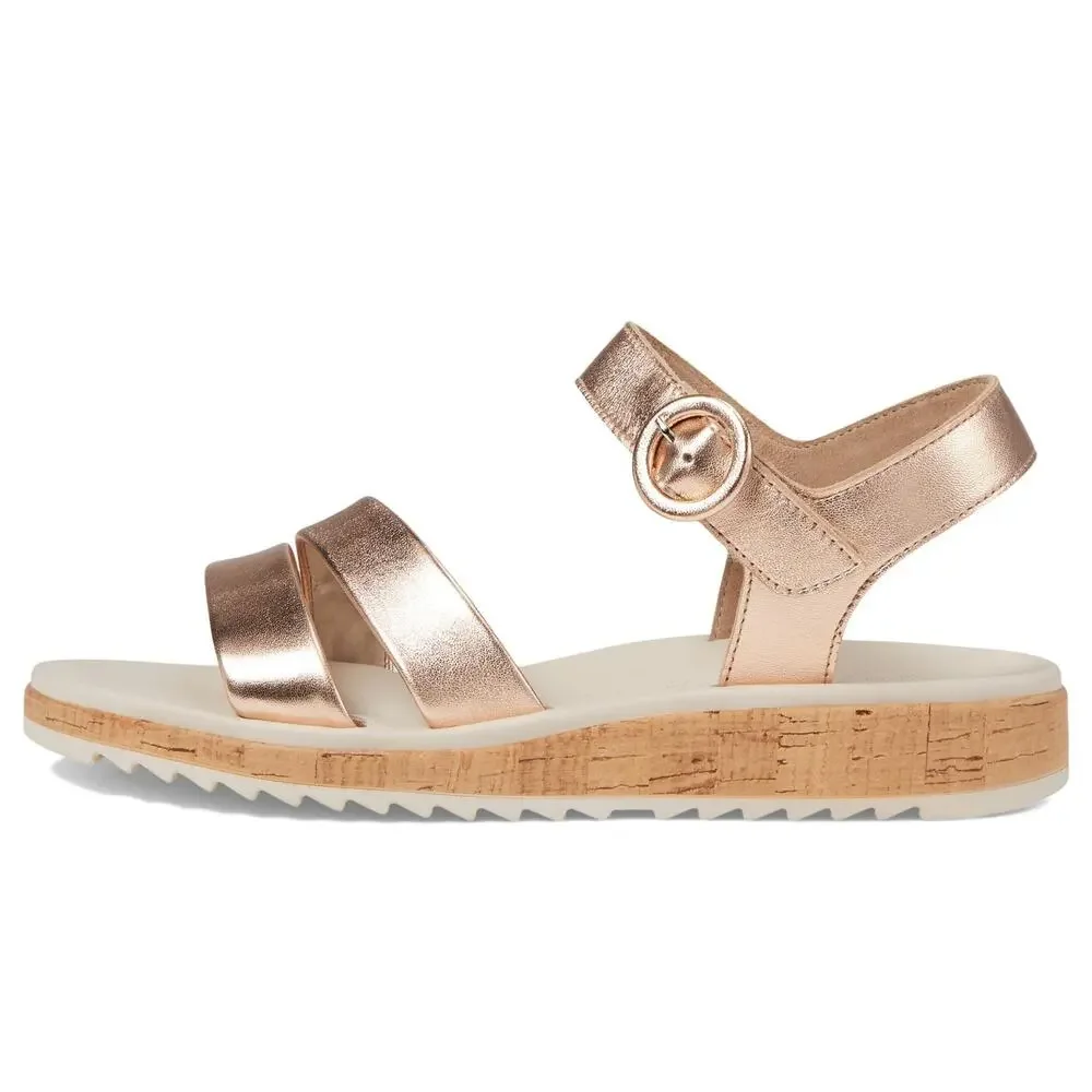 PAUL GREEN TEEGAN ROSATO NAPPA METALLIC AT 7.5 US WOMENS 10 M SANDALS